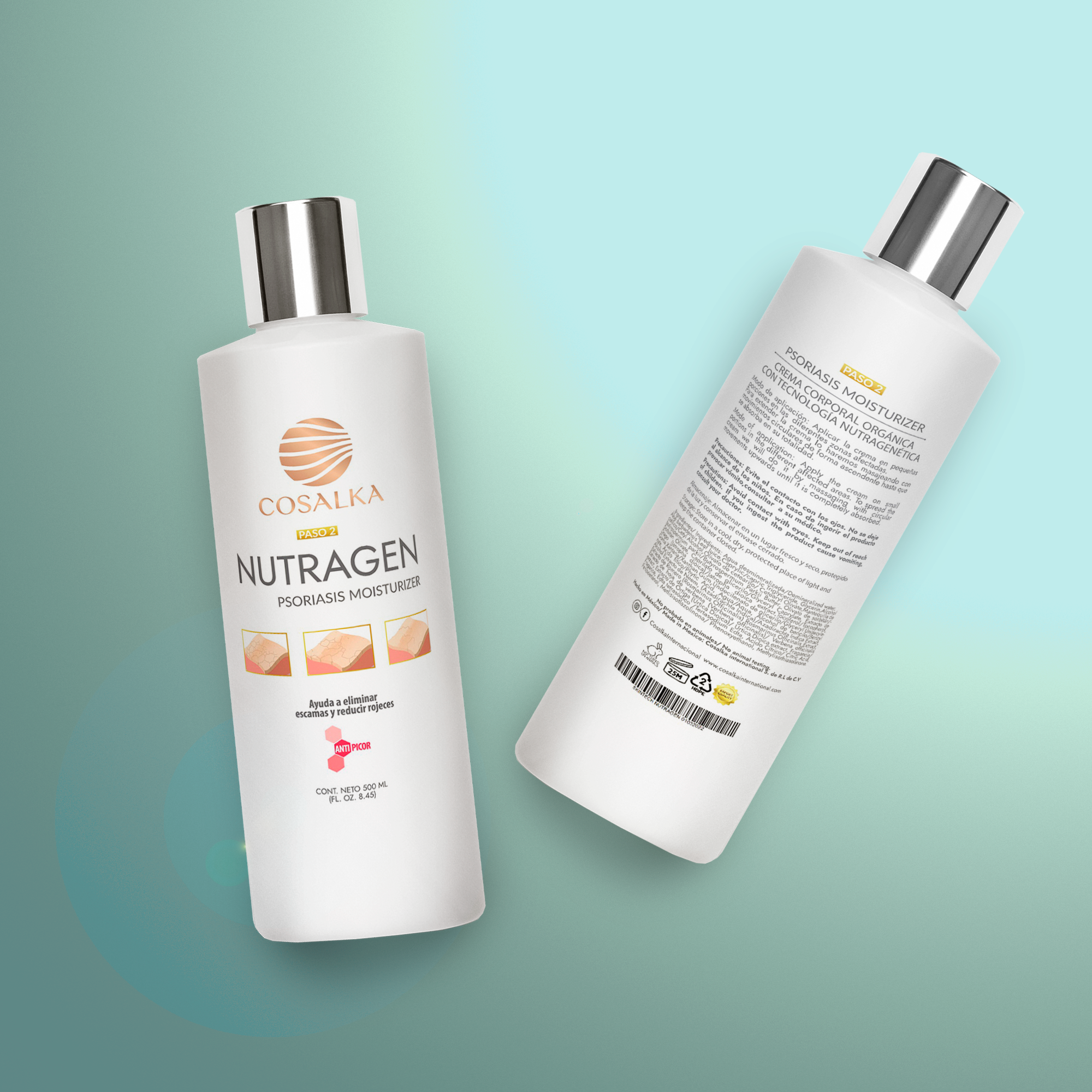 Paquete Nutragen Doble Acción Psoriasis y Dermatitis