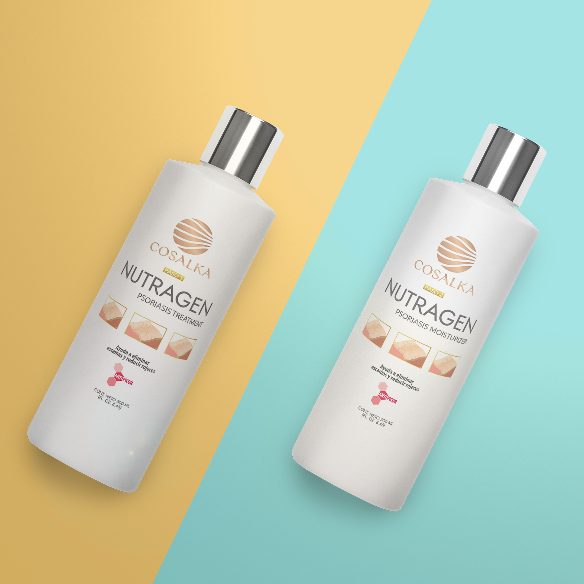 Paquete Nutragen Doble Acción Psoriasis y Dermatitis